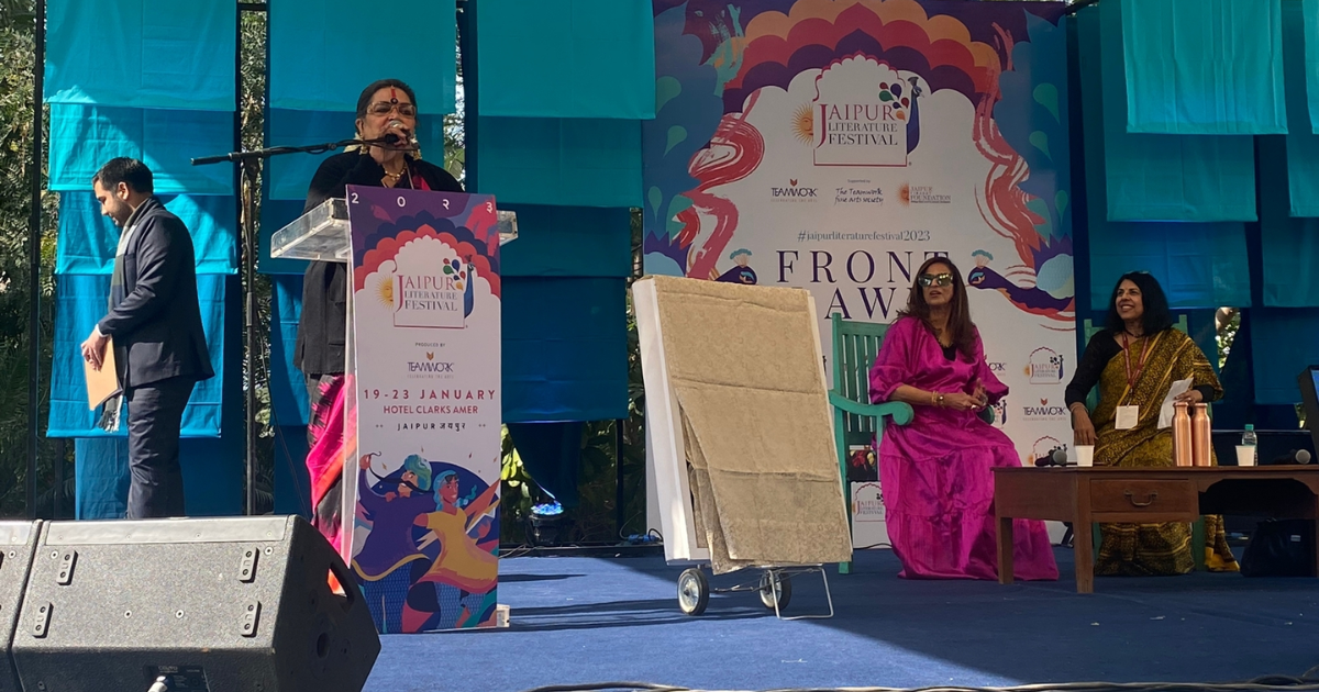 Food is just a metaphor, the book is my hunger for life: Shobhaa De at Jaipur Literature Festival 2023
